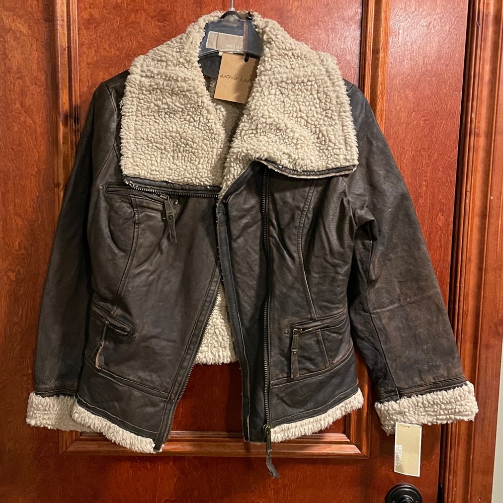 Michael Kors Vintage Leather Jacket